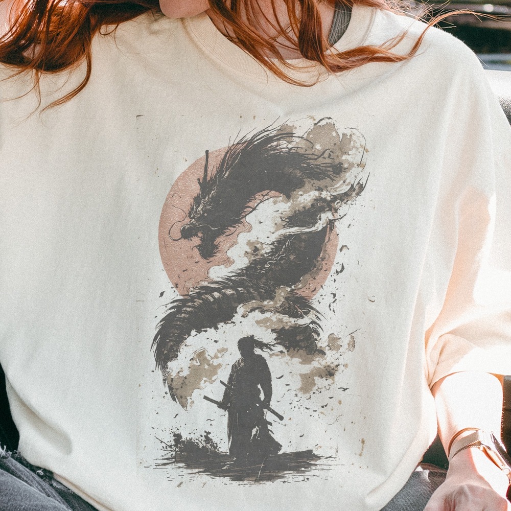 Lone Swordsman Facing the Coiling Dragon Shirt
